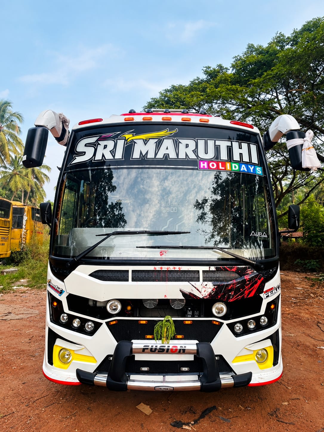 35 Seater Bus Front View